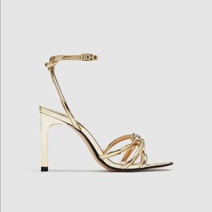 Zara High Heel Sandals with Braided Detail